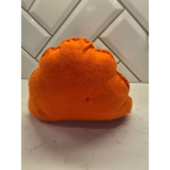 Handmade Plush Turkey Decoration With Felt & Button Details Thanksgiving Table D - Picture 3 of 3